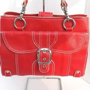 ISABELLA FIORE red leather handbag